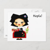 Elsaß Postkarte (Vorne/Hinten)