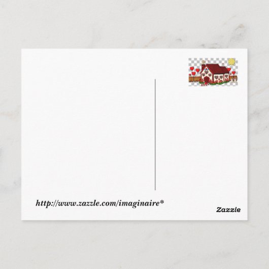 Elsass Postkarte (Rückseite)