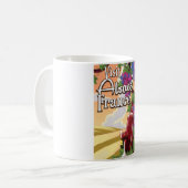 Elsass Region Frankreich Vintage Reiseplakat Kaffeetasse (Vorderseite Links)