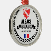 Elsass Silbernes Ornament (Rechts)