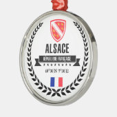 Elsass Silbernes Ornament (Links)