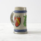 Elsass Stein/Bier-Tasse Bierglas (Vorderseite Links)