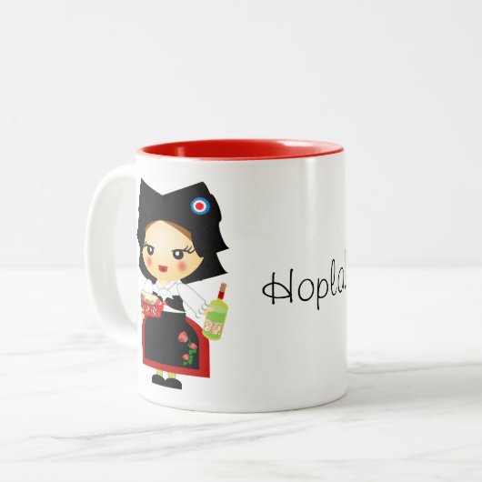 Elsaß Zweifarbige Tasse (Vorderseite Links)