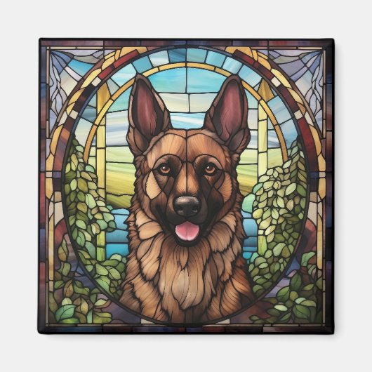 Elsaßer Hund Magnet (Vorne)