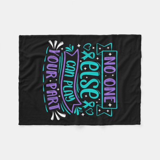 Else Can Play Your Part  Fleecedecke (Vorderseite (Horizontal))