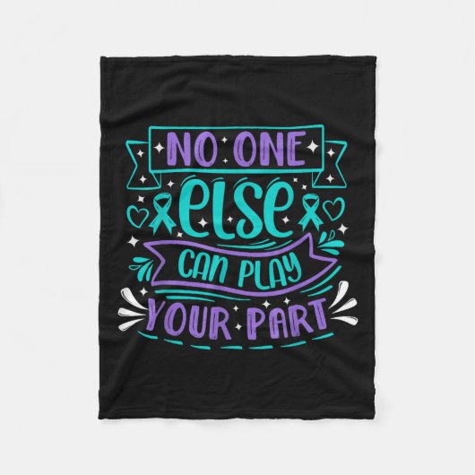 Else Can Play Your Part  Fleecedecke (Vorderseite)