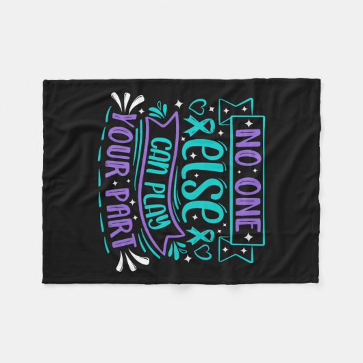 Else Can Play Your Part Premium  Fleecedecke (Vorderseite (Horizontal))