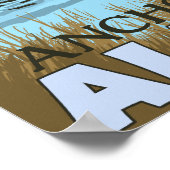 Elsengetränk am See - Anchorage, Alaska Poster (Ecke)