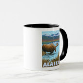Elsengetränk am See - Skagway, Alaska Tasse (VorderseiteRechts)