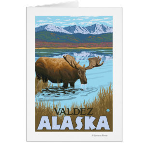 Elsengetränk am See - Valdez, Alaska