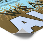 Elsengetränk am See - Wrangell, Alaska Poster (Ecke)