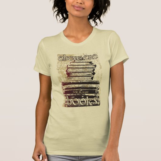 Elsewhere Bücher T-Shirt (Vorderseite)