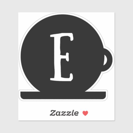 Elsewhere Cafe Mini Logo Helles Design Aufkleber (Blatt)