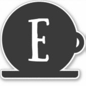 Elsewhere Cafe Mini Logo Light Mode Aufkleber (Vorderseite)