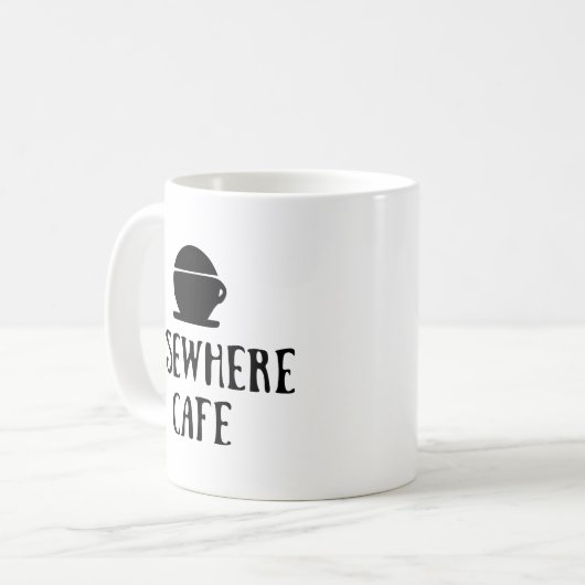 Elsewhere Cafe V1 Helles Design Kaffeetasse (Vorderseite Links)