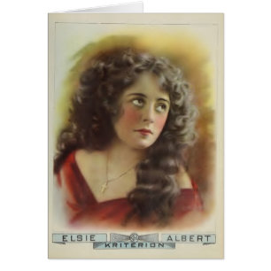 Elsie Albert 1915 Ausstelleranzeige stillen Films