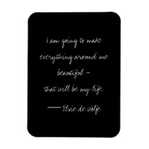 Elsie De Wolfe Quote Magnet