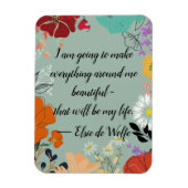 Elsie de Wolfe Quote Magnet (Vertikal)