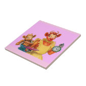 Elsie die Kuh und die Tochter Beulah - es ist Fliese (Seite)