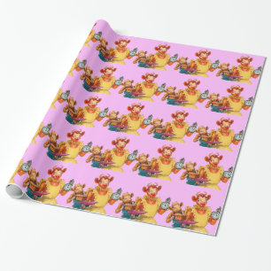 Elsie die Kuh und Tochter Beulah - Es ist Cake Tim Geschenkpapier