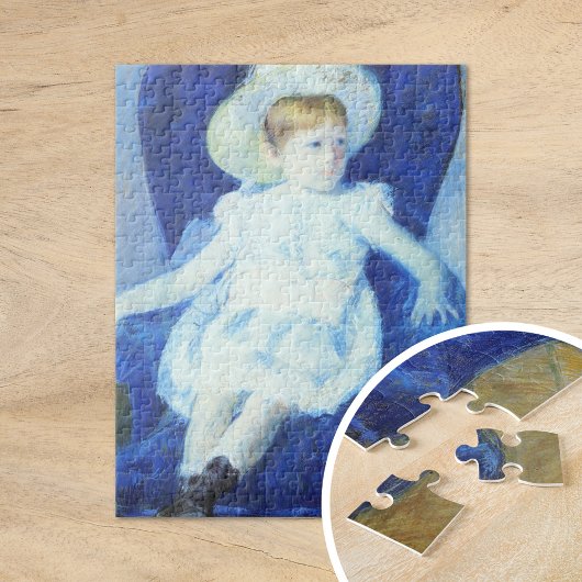 Elsie in einem blauen Stuhl | Mary Cassatt Puzzle