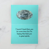 Elsie Karte-fertigen besonders an Karte (Innenseite)