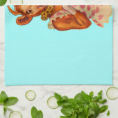 Elsie the Cow, Money Manager Geschirrtuch (Gefaltet)