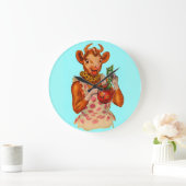 Elsie the Cow, Money Manager Große Wanduhr (Zuhause)