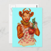 Elsie the Cow, Money Manager Postkarte (Vorne/Hinten)