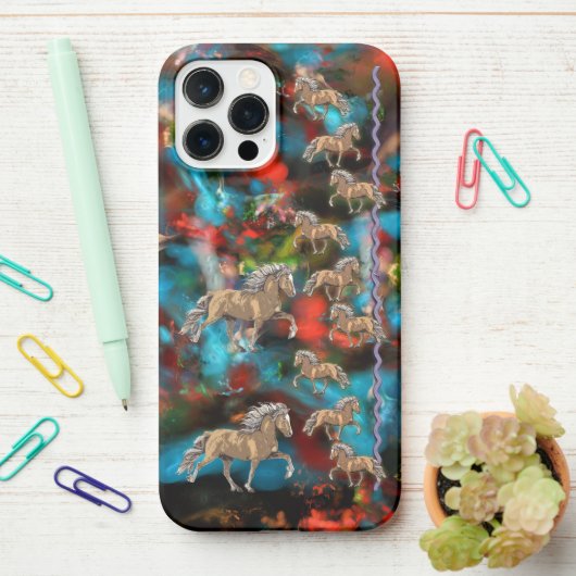 Elska Icelandic Horse iPhone Hülle (Auf dem Schreibtisch)