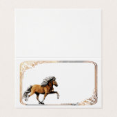 Elska Isländisch mare Visitenkarten (Außenseite Aufgefaltet)