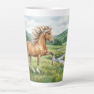 Elska Isländisches Pferd Aquarell Milchtasse