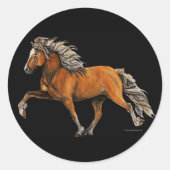 Elska Runder Aufkleber (Vorderseite)