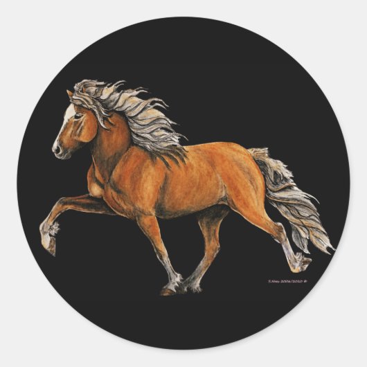 Elska Runder Aufkleber (Vorderseite)