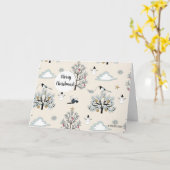 Elster-Feiertag Karte (Gelbe Blume)