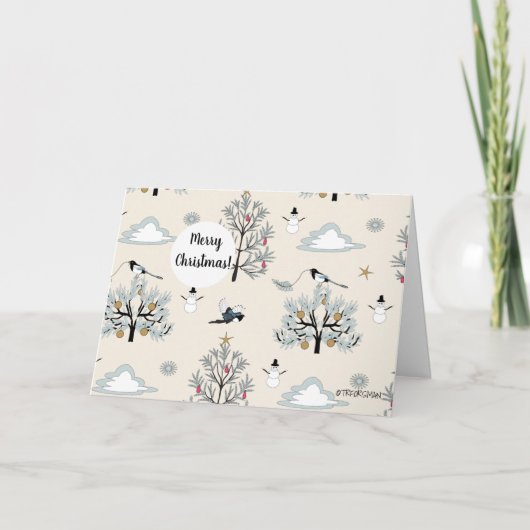 Elster-Feiertag Karte (Vorderseite)