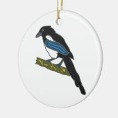 Elster Keramik Ornament (Links)