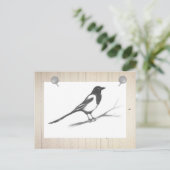 Elster Postkarte (Stehend Vorderseite)