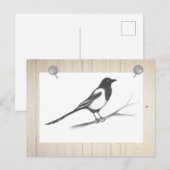 Elster Postkarte (Vorne/Hinten)