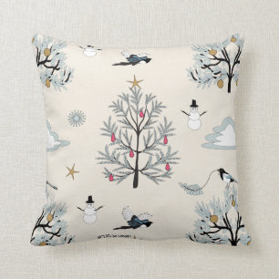 Elster-Weihnachten in hohem Wüste Sagebrush Kissen