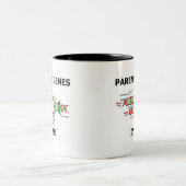 Elterliches Gen-Innere (DNS-Reproduktion) Zweifarbige Tasse (Mittel)