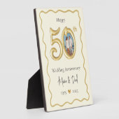 Eltern 50. Hochzeitstag Foto Fotoplatte (Seite)