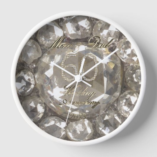 Eltern 60 Jahre Diamond Wedding 2023 Uhr (Vorderseite)