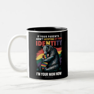 Eltern akzeptieren Ich bin jetzt deine Mom Bärenum Zweifarbige Tasse