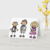 Eltern am Hochzeitstag Karte (Gelbe Blume)