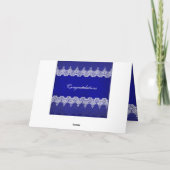 Eltern der Braut-Glückwunsch-Gruß-Karte Karte (Rückseite)