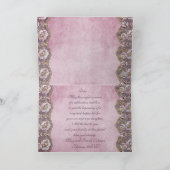 Eltern der Braut-Glückwunsch-Gruß-Karte Karte (Innenseite)