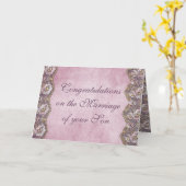 Eltern der Braut-Glückwunsch-Gruß-Karte Karte (Gelbe Blume)