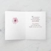 Eltern der Braut Glückwunsch Individuelle Name Karte (Innenseite)