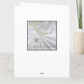 Eltern der Braut Hochzeit gratulieren Karte (Rückseite)